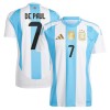 Maillot Foot Argentine De Paul 7 Domicile 2024 Maillot Foot Argentine De Paul 7 Domicile 2024